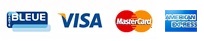 Logos CB, Visa, MasterCard, Amex