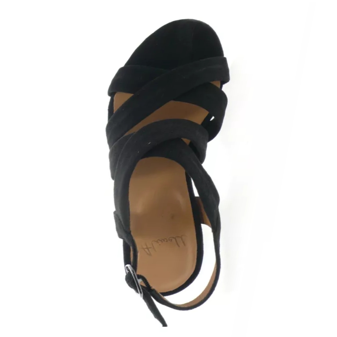 Sandale Nu-pieds cuir Aliwell Femme Meloe Talon7cm Noir