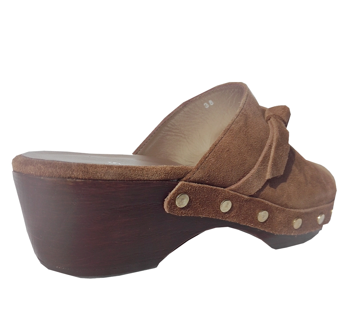 Sandale Nu-pieds cuir Aliwell  Femme Talon 7cm  CuioCamel 