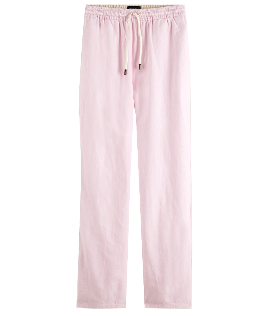 Pant large Femme coton/lin Scotch&Soda 173439 Pink NEW